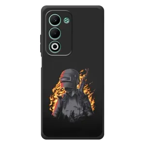 Чохол з картинкою "Герой Pubg" на OPPO A5m (В полум'ї)