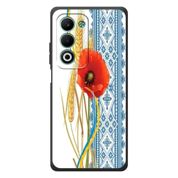 Чехол с рисунком «Вышиванка с цветком» для OPPO A5m Чехол с рисунком «Вышиванка с цветком» для OPPO A5m