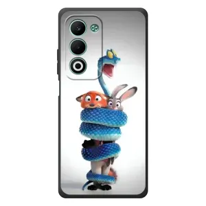 Силіконовий чохол з принтом Зоотрополіс для OPPO A5m (Змія Зоо)