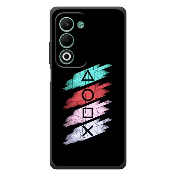 Чехол с рисунком «Значки Sony» для OPPO A5m Чехол с рисунком «Значки Sony» для OPPO A5m