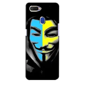 Чехол с Украинской символикой на Оппо А5с (Анонимус патриот)