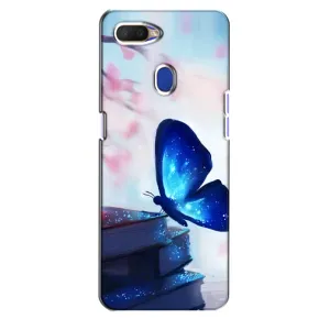 Силіконовий бампер з картинкою звірів для Oppo A5s (Метелик синій)