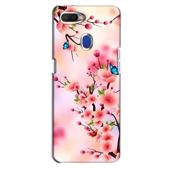 Чехол с рисунком «Бабочки на сакуре» для OPPO A5s Чехол с рисунком «Бабочки на сакуре» для OPPO A5s
