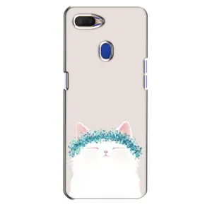 Чохол на тематику: Коти для OPPO A5s (Білий котик)