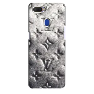Текстурный Чехол Louis Vuitton для Оппо А5с (Бежевый ЛВ)