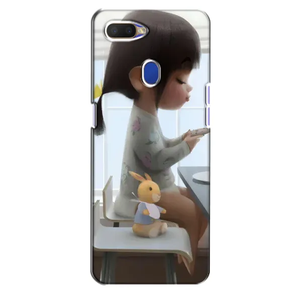 Чехол с рисунком «Девочка с игрушкой» для OPPO A5s Чехол с рисунком «Девочка с игрушкой» для OPPO A5s