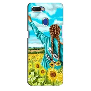 Чохол Стильні дівчата на Oppo A5s (Дівчина на полі)