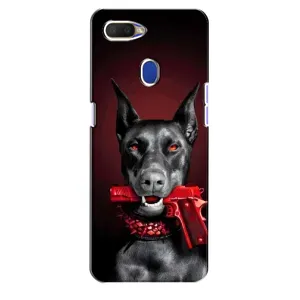 Чохол ДОБЕРМАН для Oppo A5s (Доберман злий)