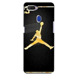 Силиконовый Чехол Nike Air Jordan на Оппо А5с (Джордан 23)