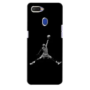 Силиконовый Чехол Nike Air Jordan на Оппо А5с (Джордан)