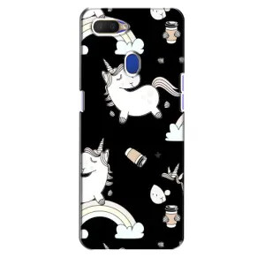 Чохол Unicorn на Oppo A5s (Єдинорог з кавою)