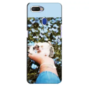 Чохли з зображенням різних тварин на Oppo A5s (Їжачок в руці)