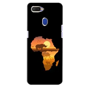Летний Чехол на Oppo A5s (Карта)
