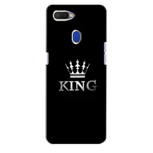 Чохол (Корона на чорному фоні) для Оппо А5с (KING)