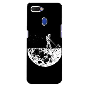 Силіконовый Чохол з принтом "Космонавти" на Oppo A5s (Космонавт)