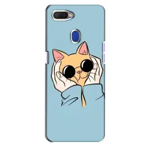 Бампер з зображенням Котиків для Оппо А5с (КОТИК в окулярах)