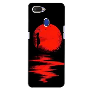 Летний Чехол на Oppo A5s (Красный Закат)