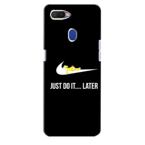 Силиконовый Чехол на Oppo A5s с картинкой Nike (Later)