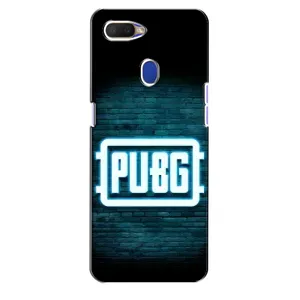 Чехол (TPU) с картинкой "Лого Пабг" на Оппо А5с (Лого PUBG)
