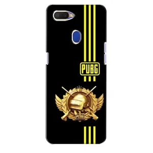 Чехол (TPU) с картинкой "Лого Пабг" на Оппо А5с (Лого PUPG)