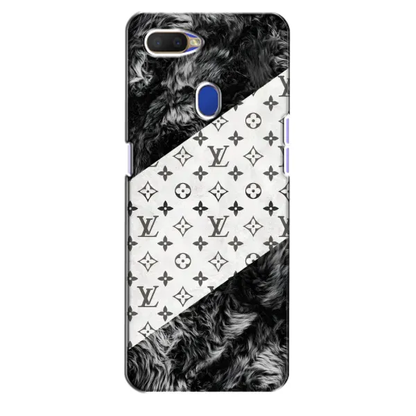 Чехол с рисунком «LV на белом» для OPPO A5s