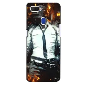 Силиконовый чехол с картинкой "Герой Pubg" на Oppo A5s (Man Пубг)