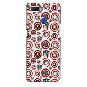 Чехол с Щитом Капитана Америки на Oppo A5s (Марвел щиты)