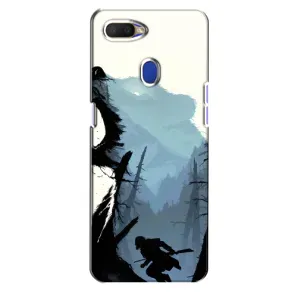 Силіконовий бампер з картинкою звірів для Oppo A5s (Ведмідь та ліс)