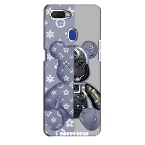 Силиконовый чехол для Oppo A5s (Медведь Louis Vuitton)