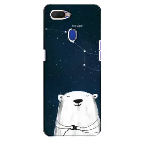 Силіконовий бампер з картинкою звірів для Oppo A5s (Ведмедиця)