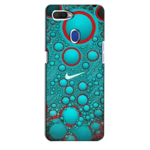 Силиконовый Чехол на Oppo A5s с картинкой Nike (Найк зеленый)