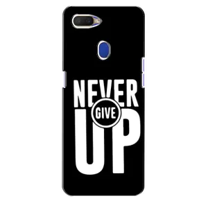 Силиконовый Чехол на Oppo A5s с картинкой Nike (Never Give UP)