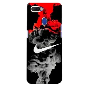 Силиконовый Чехол на Oppo A5s с картинкой Nike (Nike дым)