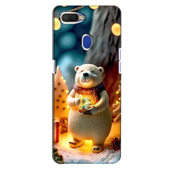 Чехол с рисунком «Новогодний ведмеженок» для OPPO A5s