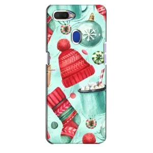 Чехол Санта Клаус для Oppo A5s (Одежда)