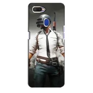 Силиконовый чехол с картинкой "Герой Pubg" на Oppo A5s (Пабг)
