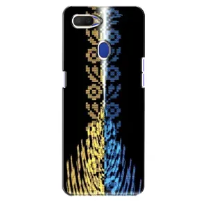 Силиконовый Чехол на Oppo A5s (Патриотическая вышиванка)