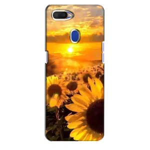 Чохол з Квітами для Oppo A5s (поле соняшників)