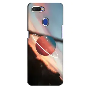 Чохол (ТПУ) з планетами на Oppo A5s (Сатурн)