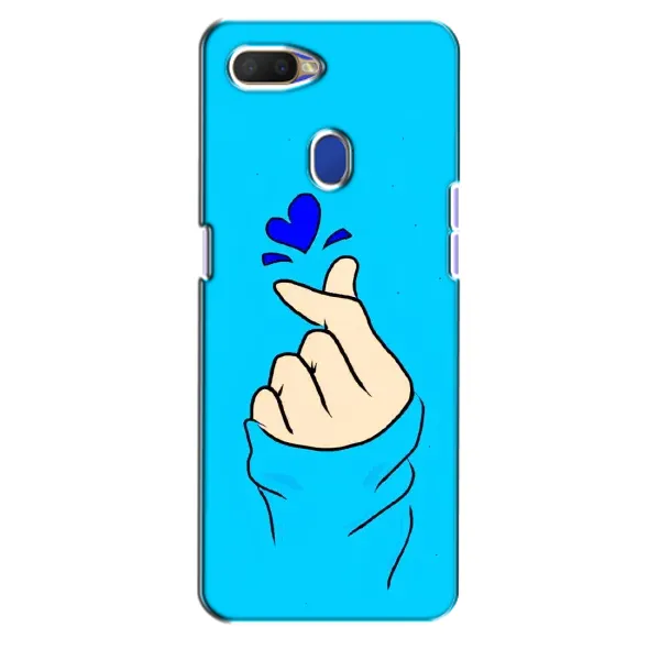 Чехол с рисунком «Сердце на синем» для OPPO A5s Чехол с рисунком «Сердце на синем» для OPPO A5s