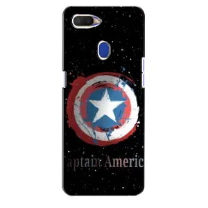 Чехол с Щитом Капитана Америки на Oppo A5s (Щит Капитана)