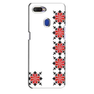 Силиконовый Чехол на Oppo A5s с картинкой Вышиванки (Силуэт вышиванки)
