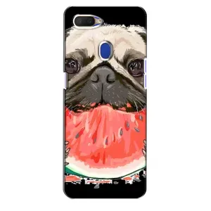 Чохол (ТПУ) Милі песики для Oppo A5s (Смішний Мопс)
