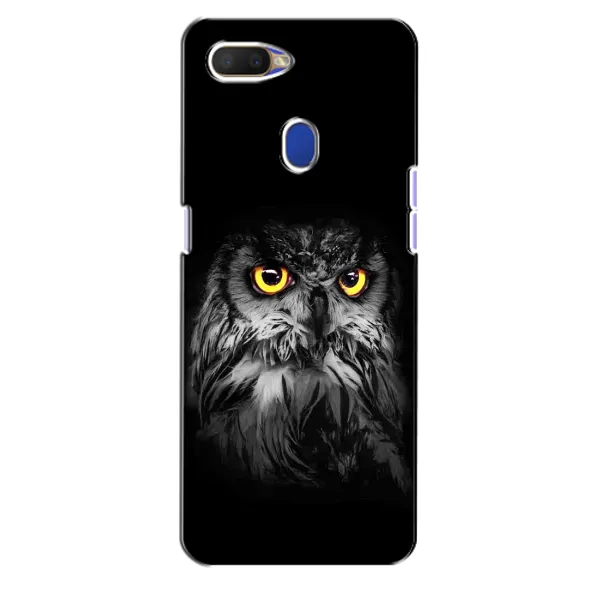 Чехол с рисунком «Сова на чёрном» для OPPO A5s Чехол с рисунком «Сова на чёрном» для OPPO A5s