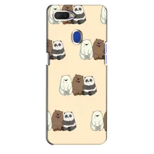 Чохли з зображенням різних тварин на Oppo A5s (Три ведмедя)
