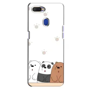 Чохли з зображенням різних тварин на Oppo A5s (Здивовані ведмедики)
