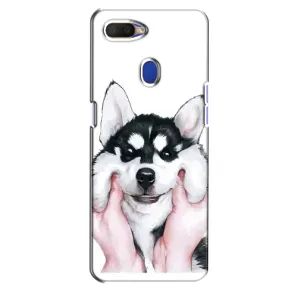 Бампер для Oppo A5s з картинкою "Песики" (Собака Хаскі)