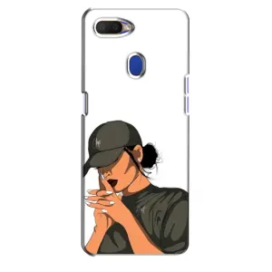 Силіконовый Чохол на Oppo A5s з картинкой Модных девушек (У зеленому)
