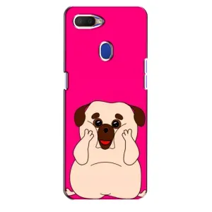 Чохол (ТПУ) Милі песики для Oppo A5s (Веселий Мопсік)