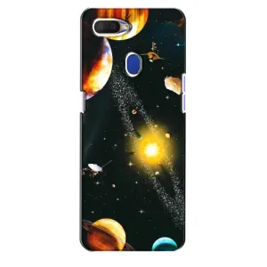 Чохол (ТПУ) з планетами на Oppo A5s (Вид з космосу)